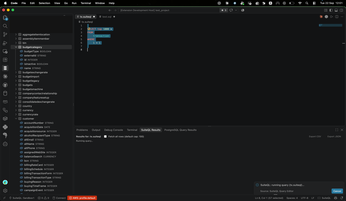 Cancelling a running query from its progress notification